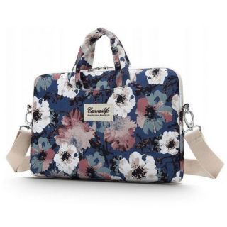 -&nbsp;Canvaslife Canvaslife Briefcase 15-16 Laptop Bag Navy Blue and White