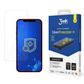 3MK&nbsp;Antibacterial screen protector for iPhone 13 from the Silver Protection+ series