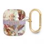 GUESS GUA2HHFLU AirPods cover purple / purple Flower Strap Collection