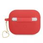 GUAPLSCHSR AirPods Pro cover red / red Silicone Charm Heart Collection