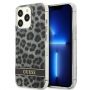 GUESS GUHCP13LHSLEOK iPhone 13 Pro  /  13 6.1" grey / grey hardcase Leopard