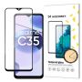 - Wozinsky Wozinsky super tough Full Glue Full Glue Full Screen Tempered Glass with Case Friendly Realme C35 Black Frame