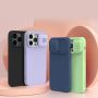 Nillkin Nillkin CamShield Magnetic Silicone Case iPhone 14 Pro Max Magnetic MagSafe Cover with Camera Protector Blue
