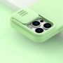 Nillkin Nillkin CamShield Magnetic Silicone Case iPhone 14 Pro Max Magnetic MagSafe Cover with Camera Protector Blue