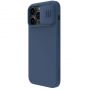 Nillkin Nillkin CamShield Magnetic Silicone Case iPhone 14 Pro Max Magnetic MagSafe Cover with Camera Protector Blue