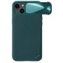- Nillkin Nillkin CamShield Leather S Case iPhone 14 Plus case cover with camera cover green