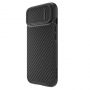 Nillkin Nillkin Synthetic Fiber S Case iPhone 14 Plus case with camera cover, black