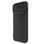 Nillkin Nillkin Synthetic Fiber S Case iPhone 14 Pro Max case with camera cover, black