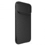 Nillkin Nillkin Synthetic Fiber S Case iPhone 14 Pro Max case with camera cover, black