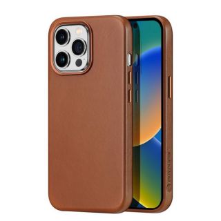 -&nbsp;Dux Ducis Dux Ducis Naples iPhone 14 Pro case magnetic leather MagSafe case brown