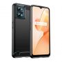 - Hurtel Carbon Case case for Realme C31 flexible silicone carbon cover black