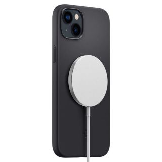 -&nbsp;Spigen Spigen Silicone Fit Case with MagSafe for iPhone 14 Plus Black
