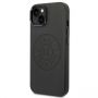 Karl Karl Leather Perforated Logo Case for iPhone 14 Plus Black