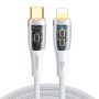 Joyroom Joyroom Star-Cloud Series A3 USB-C  /  Lightning Cable 20W 1.2m with Smart Switch White