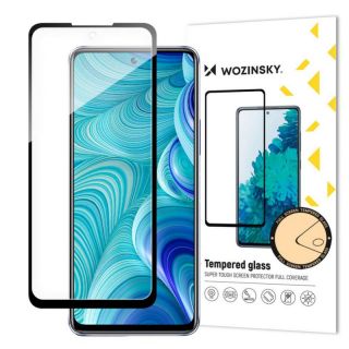 -&nbsp;Wozinsky Wozinsky Full Glue Infinix Hot 11S NFC Full Screen Tempered Glass with Frame black  case friendly