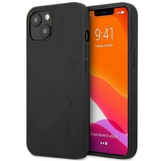 -&nbsp;Mercedes-Benz AMG AMHCP14MDOLBK iPhone 14 Plus 6.7 "black  /  black hardcase Leather Hot Stamped