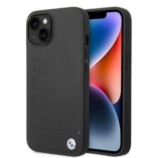 BMW&nbsp;Case BMHMP14MSLLBK iPhone 14 Plus 6.7 "black  /  black hardcase Signature Logo Imprint Magsafe