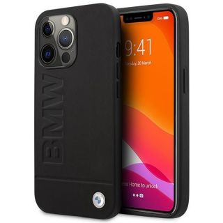 BMW&nbsp;BMHMP14XSLLBK iPhone 14 Pro Max 6,7'' czarny / black hardcase Signature Logo Imprint Magsafe