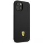 FEHCP14SSIBBK iPhone 14 6.1" black / black hardcase Silicone Metal Logo