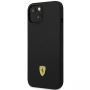 FEHCP14SSIBBK iPhone 14 6.1" black / black hardcase Silicone Metal Logo