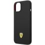 FEHCP14SSIBBK iPhone 14 6.1" black / black hardcase Silicone Metal Logo