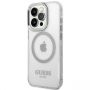 GUHMP14XHTRMS iPhone 14 Pro Max 6.7" silver / silver hard case Metal Outline Magsafe