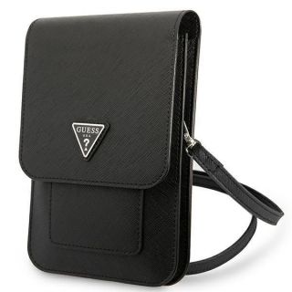 GUESS&nbsp;Handbag GUWBSATMBK black  /  black Saffiano Triangle