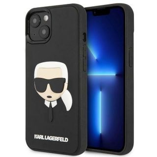 -&nbsp;Karl Lagerfeld Karl Lagerfeld KLHCP14MKH3DBK iPhone 14 Plus 6.7 ''black  /  black hardcase 3D Rubber Karl's Head