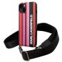 - Karl Lagerfeld Karl Lagerfeld KLHCP14SSTSTP iPhone 14 6.1 "hardcase pink  /  pink Color Stripes Strap