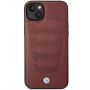 Case BMHCP14S22RPSR iPhone 14 6.1" burgundy / burgundy Leather Seats Pattern