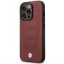 Case BMHMP14L22RPSR iPhone 14 Pro 6.1" Burgundy / burgundy Leather Seats Pattern MagSafe