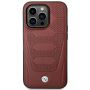 Case BMHMP14L22RPSR iPhone 14 Pro 6.1" Burgundy / burgundy Leather Seats Pattern MagSafe