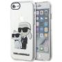 - Karl Lagerfeld Karl Lagerfeld KLHCI8HNKCTGT iPhone 7 / 8 /  SE 2020  /  SE 2022 transparent hardcase Gliter Karl&Choupette