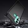 Hurtel Carbon Case case for Infinix Hot 12 Play NFC  /  Hot 12 Play flexible silicone carbon cover black
