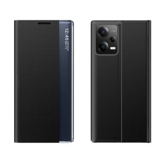 -&nbsp;Hurtel New Sleep Case Cover for Xiaomi Redmi Note 12 5G  /  Poco X5 5G Cover with Flip Stand Black