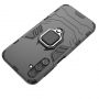 Hurtel Ring Armor case for Samsung Galaxy A24 4G armored cover magnetic holder ring black