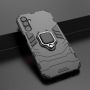 Hurtel Ring Armor case for Samsung Galaxy A24 4G armored cover magnetic holder ring black