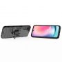Hurtel Ring Armor case for Samsung Galaxy A24 4G armored cover magnetic holder ring black