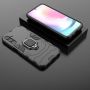 Hurtel Ring Armor case for Samsung Galaxy A24 4G armored cover magnetic holder ring black
