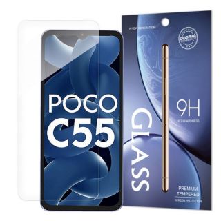 -&nbsp;Hurtel Standard Tempered Glass Envelope tempered glass for Xiaomi Redmi 11A  /  Poco C55  /  Redmi 12C 9H
