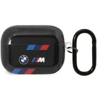 BMW&nbsp;BMAP222SOTK AirPods Pro 2 gen cover black / black Tricolor Stripes