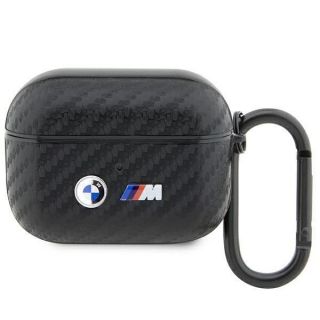 BMW&nbsp;BMAPWMPUCA2 AirPods Pro cover black / black Carbon Double Metal Logo