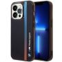 BMW Case BMHCP14L22HVGV iPhone 14 Pro 6.1" black / black IML Tricolor Stripe
