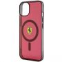 FEHMP14SURKR iPhone 14 6.1'' red / red hardcase Translucent Magsafe