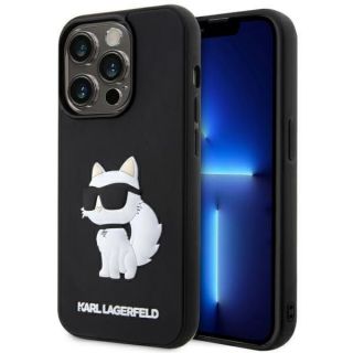 -&nbsp;Karl Lagerfeld Karl Lagerfeld KLHCP14X3DRKHNK iPhone 14 Pro Max 6.7" black / black hardcase Rubber Choupette 3D