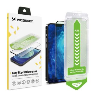 -&nbsp;Wozinsky 9H tempered glass with mounting frame for iPhone 13 Pro Max Wozinsky Premium Glass black