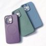 Hurtel MagSafe Compatible Silicone Case for iPhone 15 Plus Silicone Case Purple