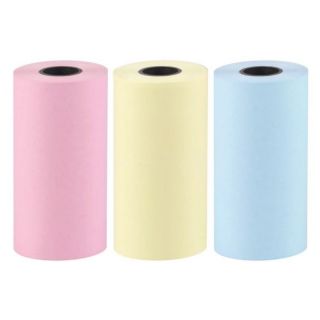 -&nbsp;Hurtel Set of colorful paper rolls for the HURC9 cat thermal printer 3 pcs.