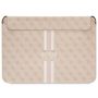 GUESS Guess Guess 4G Printed Stripes cover for a 14" laptop - pink