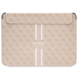 GUESS&nbsp;Guess Guess 4G Printed Stripes cover for a 14" laptop - pink